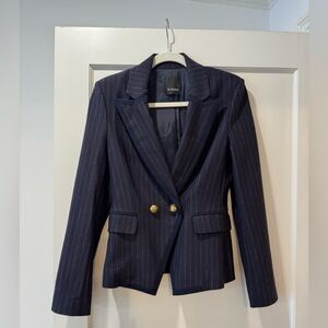 PINKO Navy Pinstripe Blazer